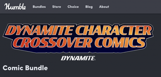 Dynamit Characters Crossover Comics Humble Bundle